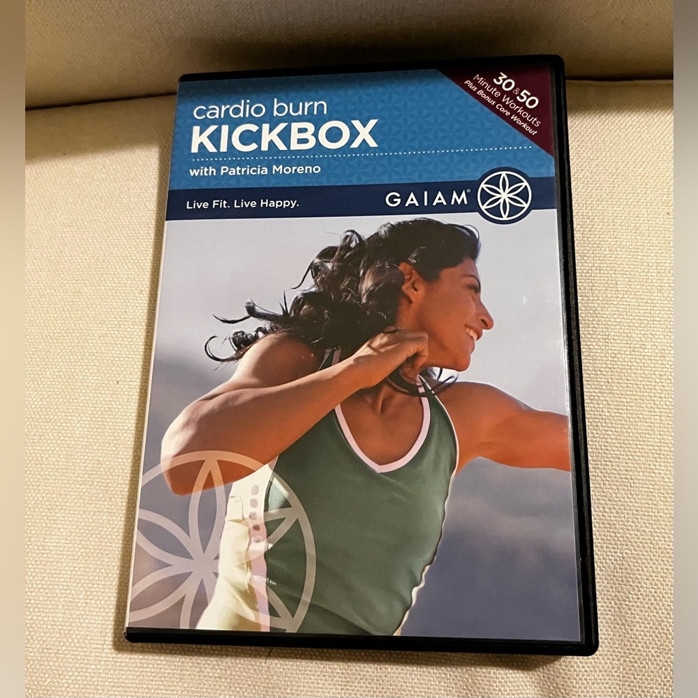 GAIAM Cardio Burn Kickbox DVD with Patricia Moreno